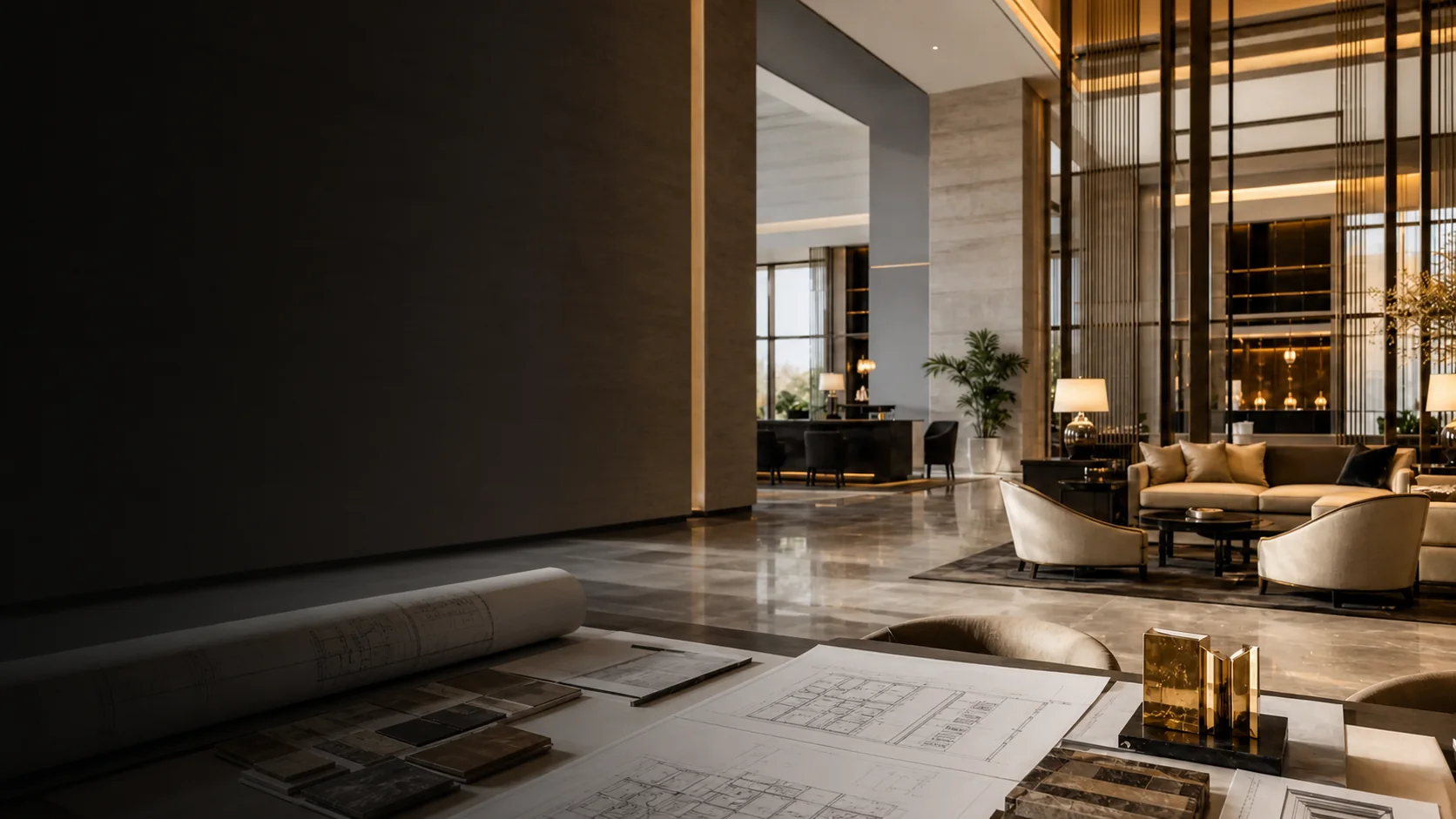 Luxury hotel background